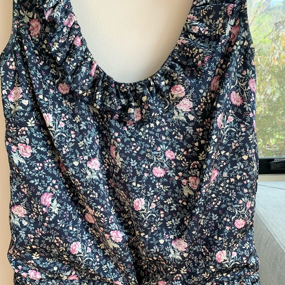 DESIGNER VERA WANG LAVENDER LABEL Silk Romper - Picture 2 of 4